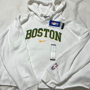 Nike Large Boston cropped oversize fit hoodie